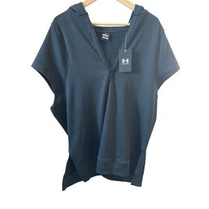Under Armour Women's Black Short Sleeve Hoodie NWT